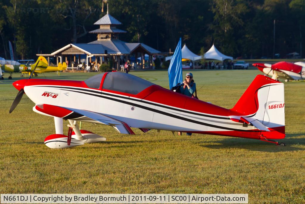 N661DJ, 1991 Vans RV-6 C/N 24661, Triple Tree Fly-In 2011