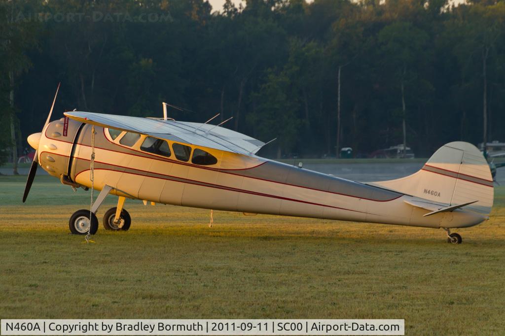 N460A, 1950 Cessna 195 C/N 7553, Triple Tree Fly-In 2011