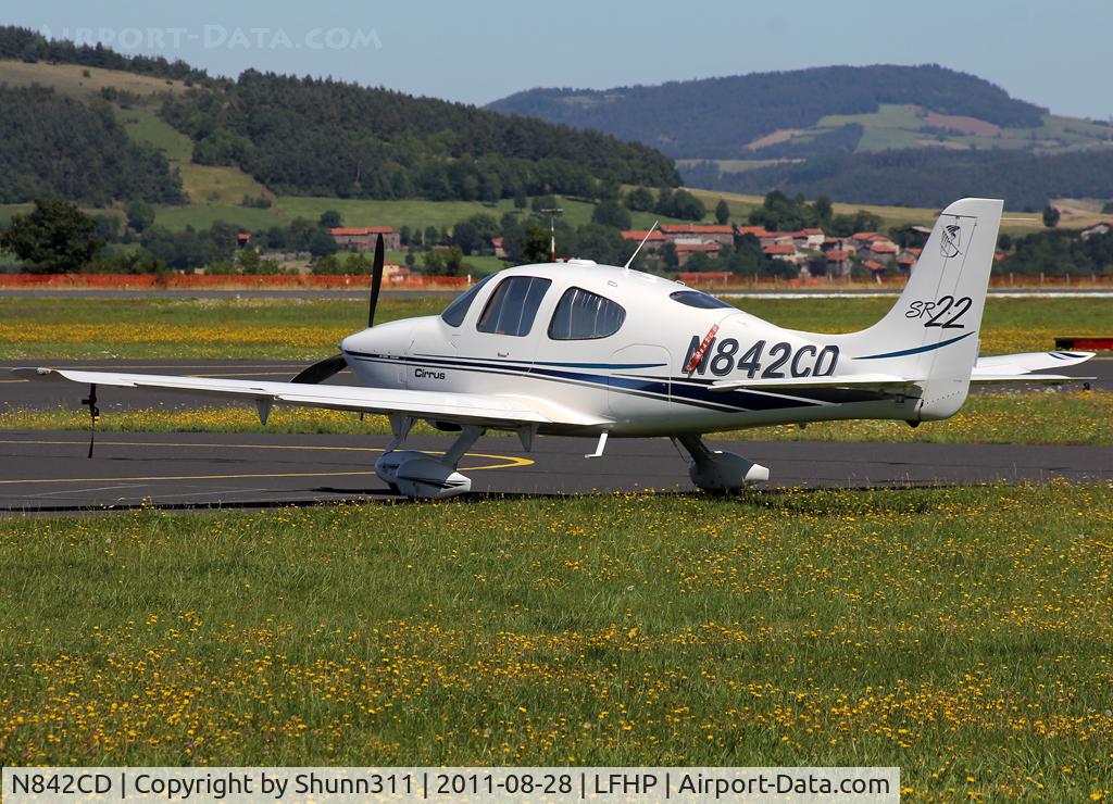 N842CD, 2002 Cirrus SR22 C/N 0162, Parked...