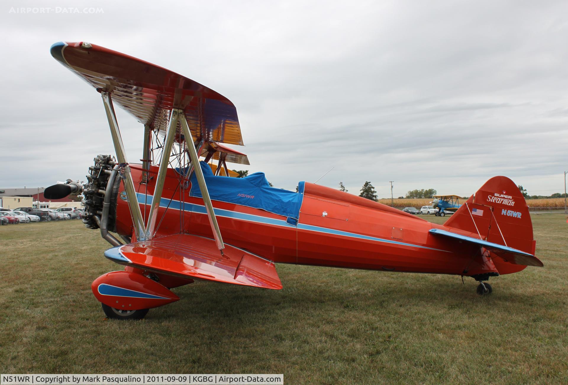 N51WR, Boeing A75N1(PT17) C/N 75-3660, Stearman
