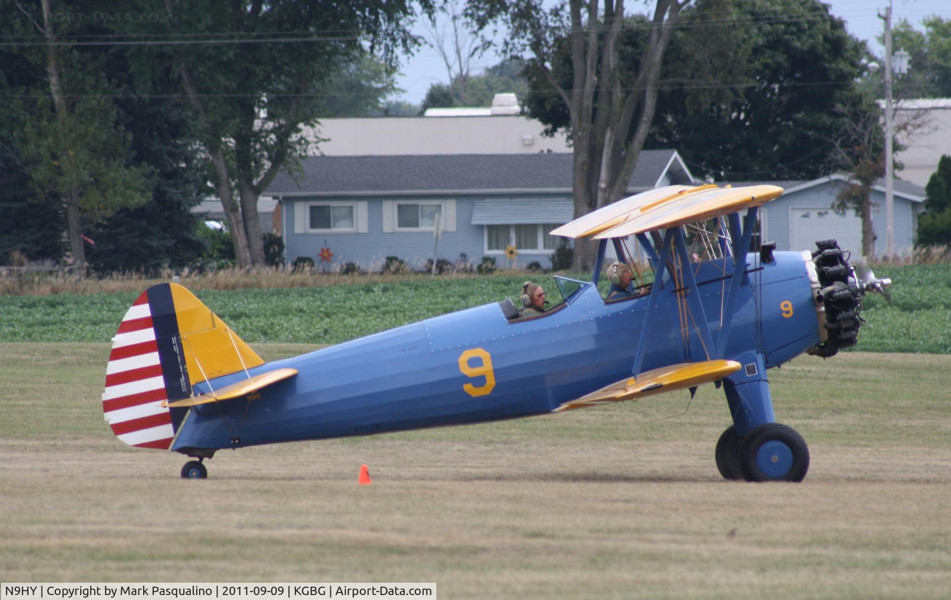 N9HY, 1941 Boeing A75N1 C/N 75-1697, Stearman