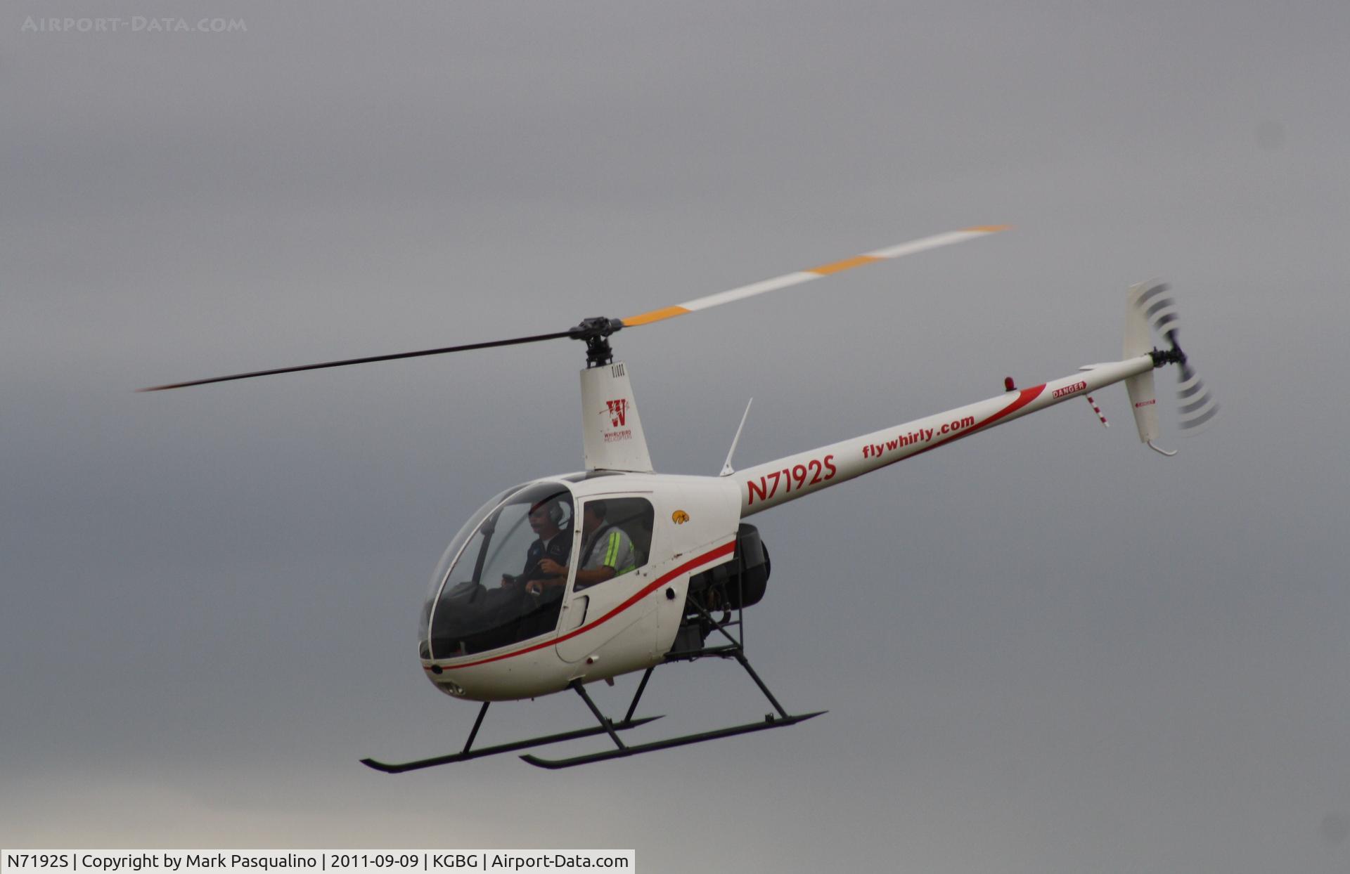 N7192S, 2000 Robinson R22 BETA C/N 3058, Robinson  R22 BETA