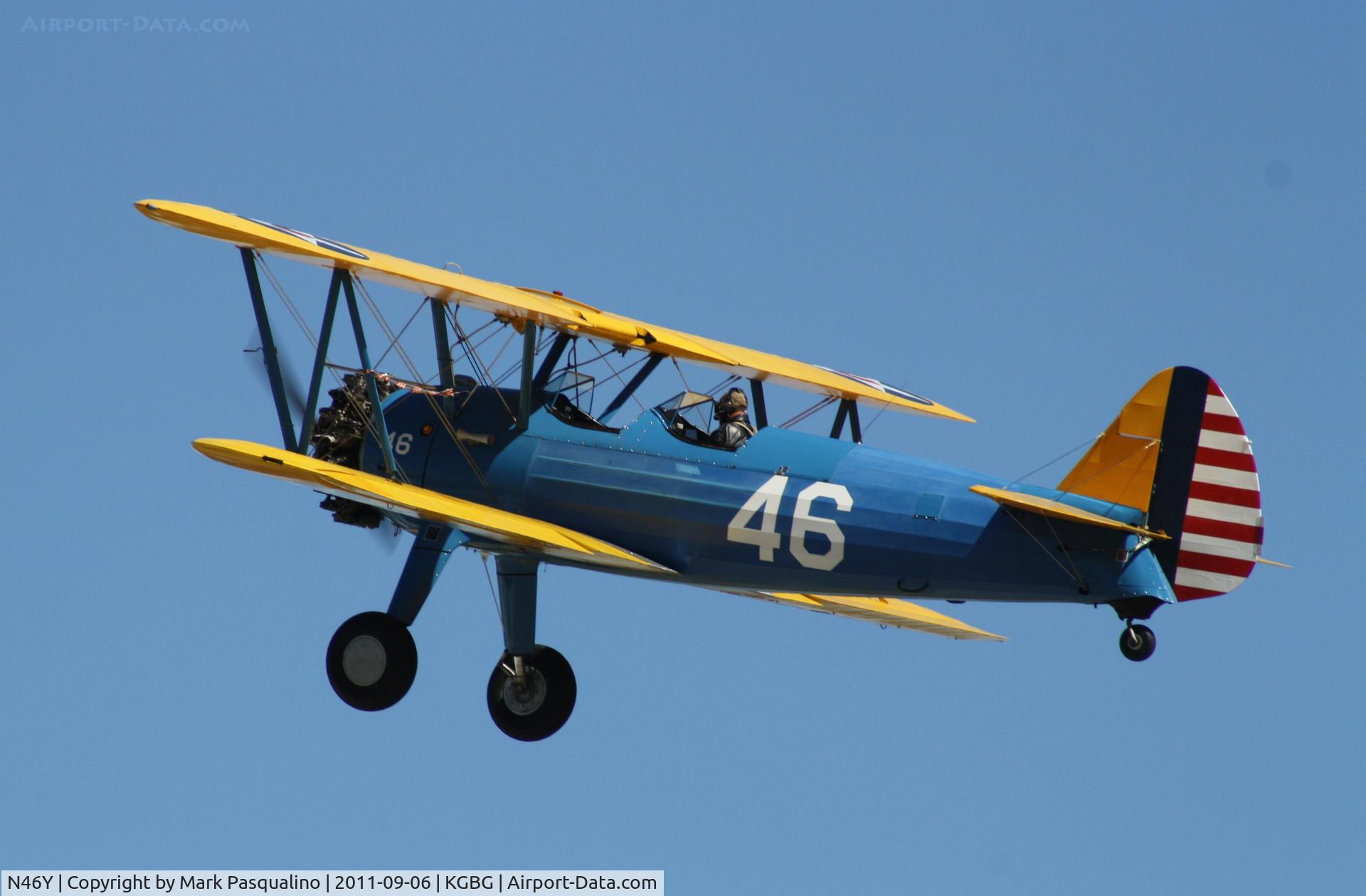 N46Y, 1941 Boeing B75 C/N 75-1377, Stearman