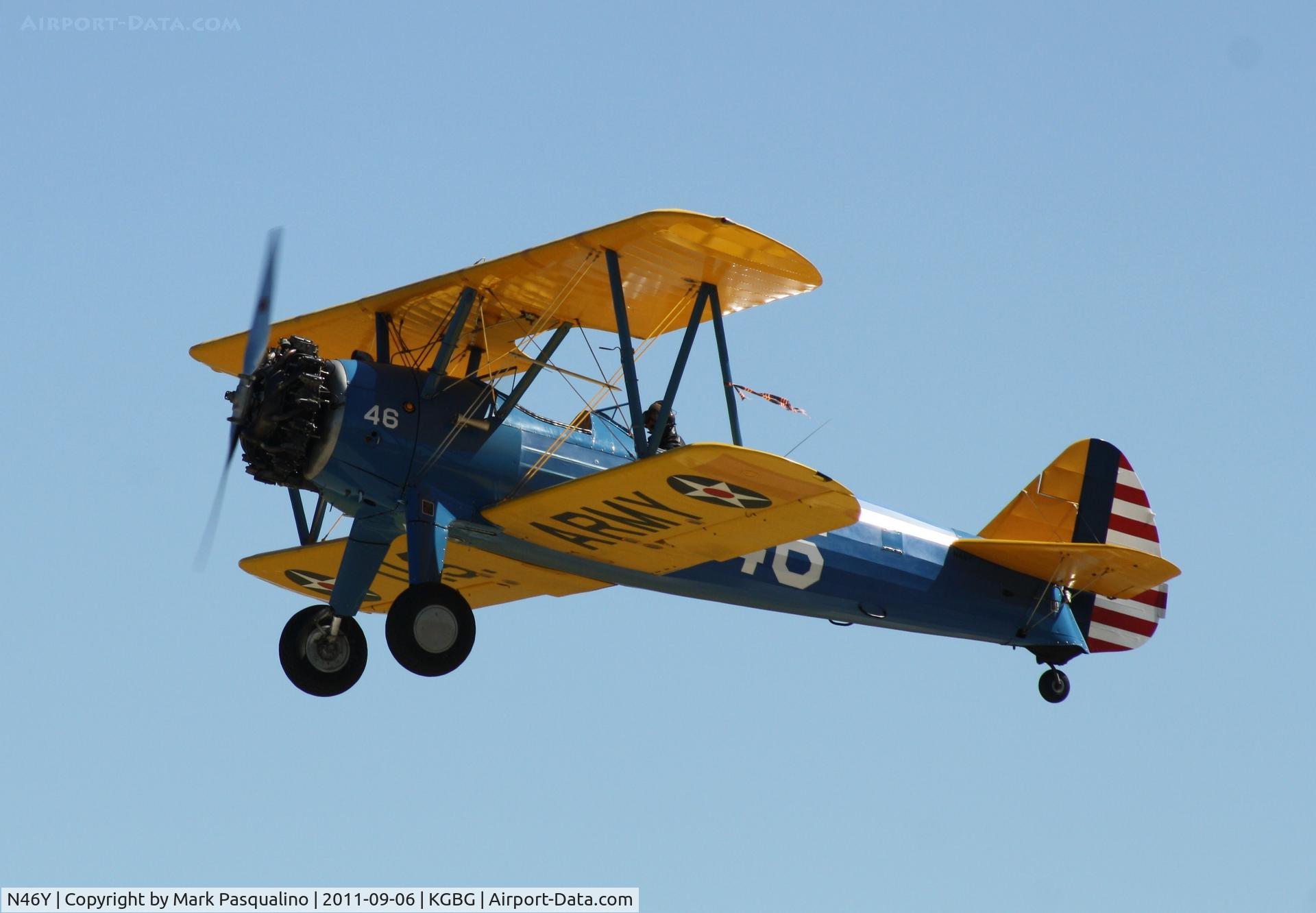 N46Y, 1941 Boeing B75 C/N 75-1377, Stearman