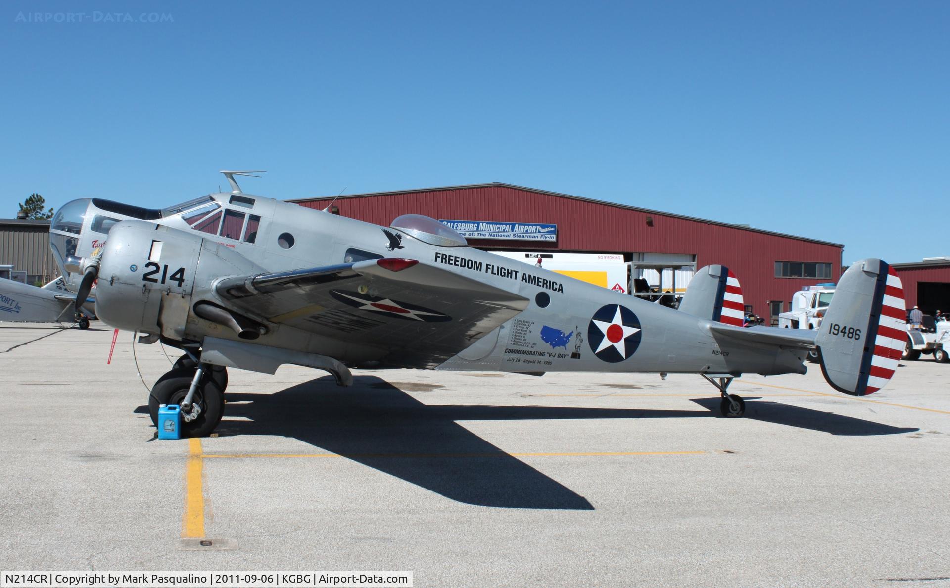 N214CR, 1958 Beech AT-11 Kansan C/N 912, Beech AT-11