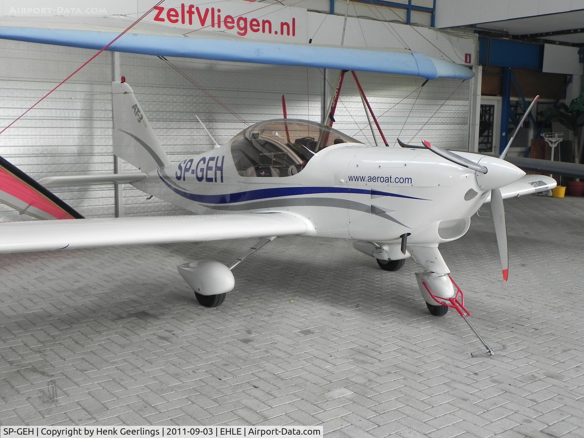SP-GEH, Aero AT-3  R100 C/N AT3-046, Flying School at Lelystad Airport