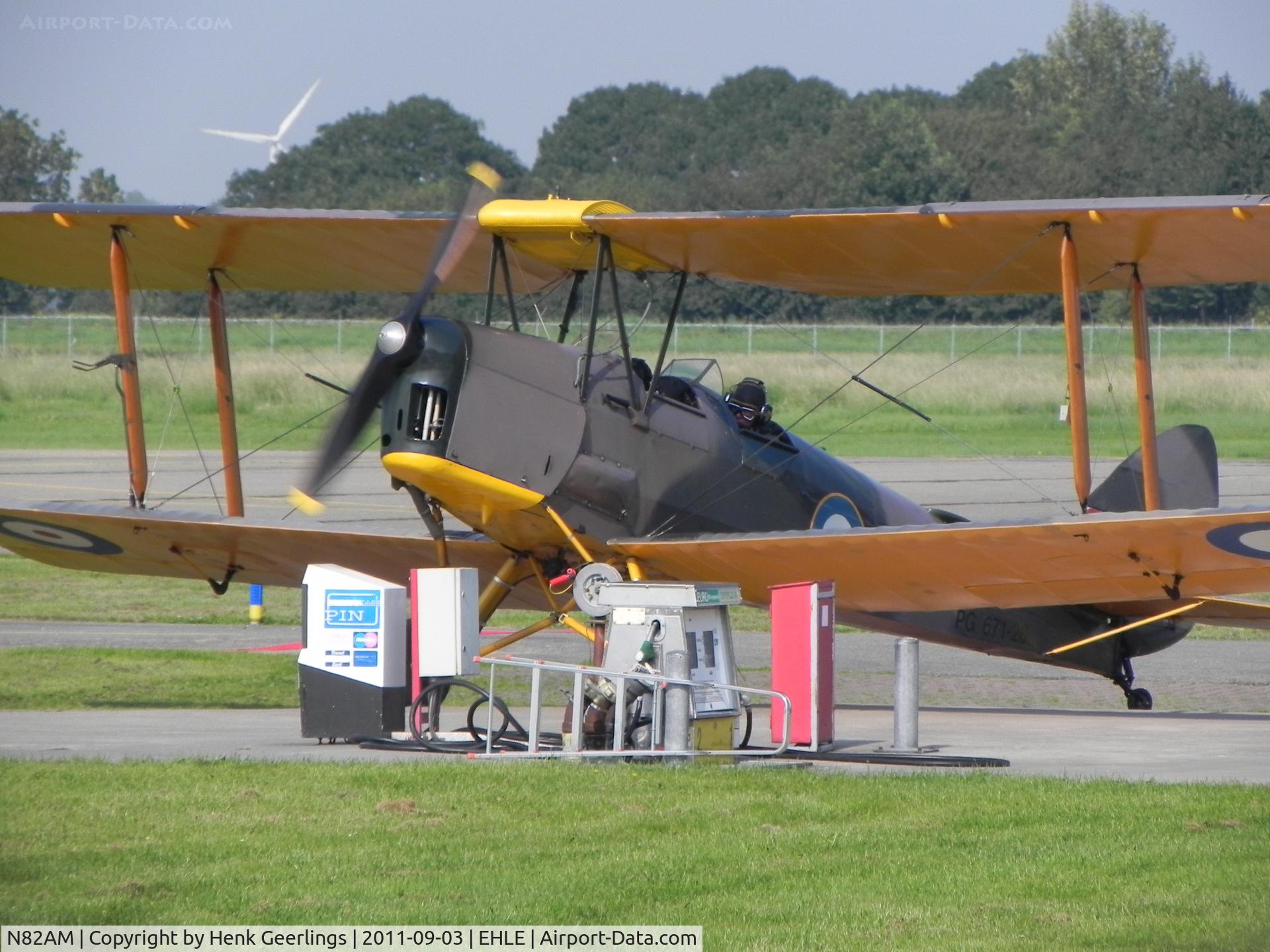 N82AM, 1944 De Havilland DH-82A Tiger Moth II C/N 86568, Early Birds at Lelystad Airport