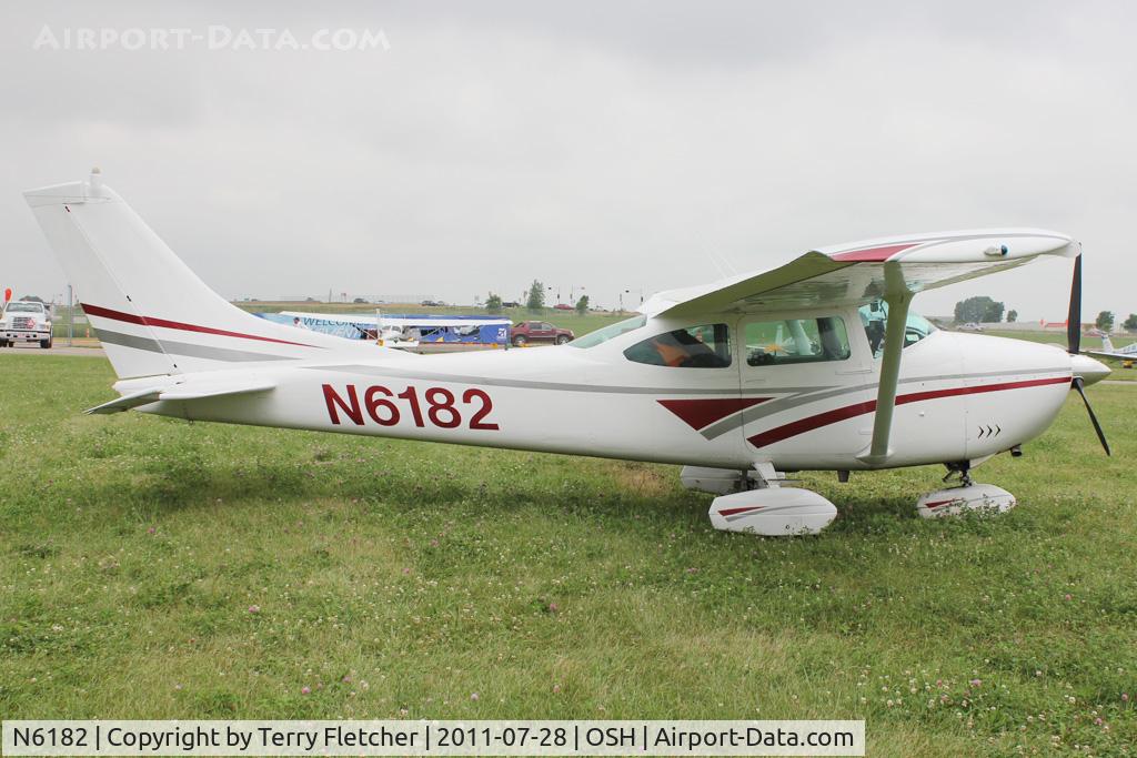 N6182, 1965 Cessna 182H Skylane C/N 18256342, Aircraft in the camping areas at 2011 Oshkosh