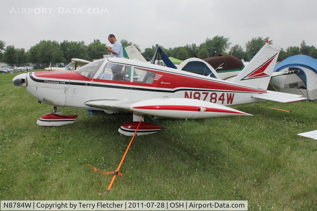 N8784W, 1964 Piper PA-28-235 C/N 28-10330, Aircraft in the camping areas at 2011 Oshkosh