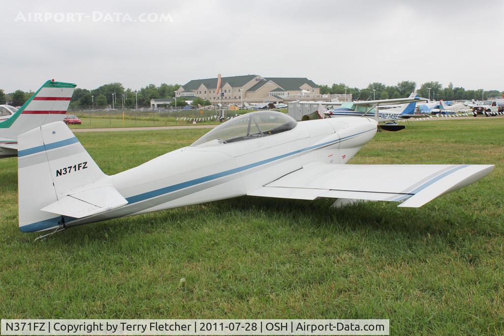 N371FZ, 1989 Vans RV-4 C/N 371, Aircraft in the camping areas at 2011 Oshkosh