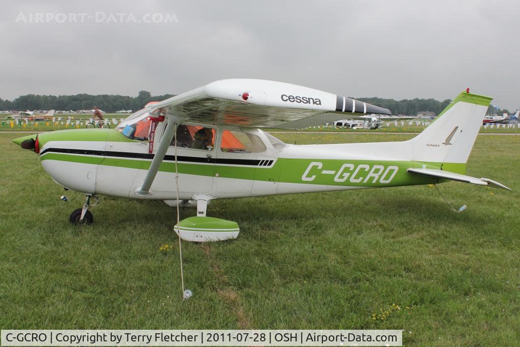 C-GCRO, 1974 Cessna 172M Skyhawk II C/N 17264220, Aircraft in the camping areas at 2011 Oshkosh