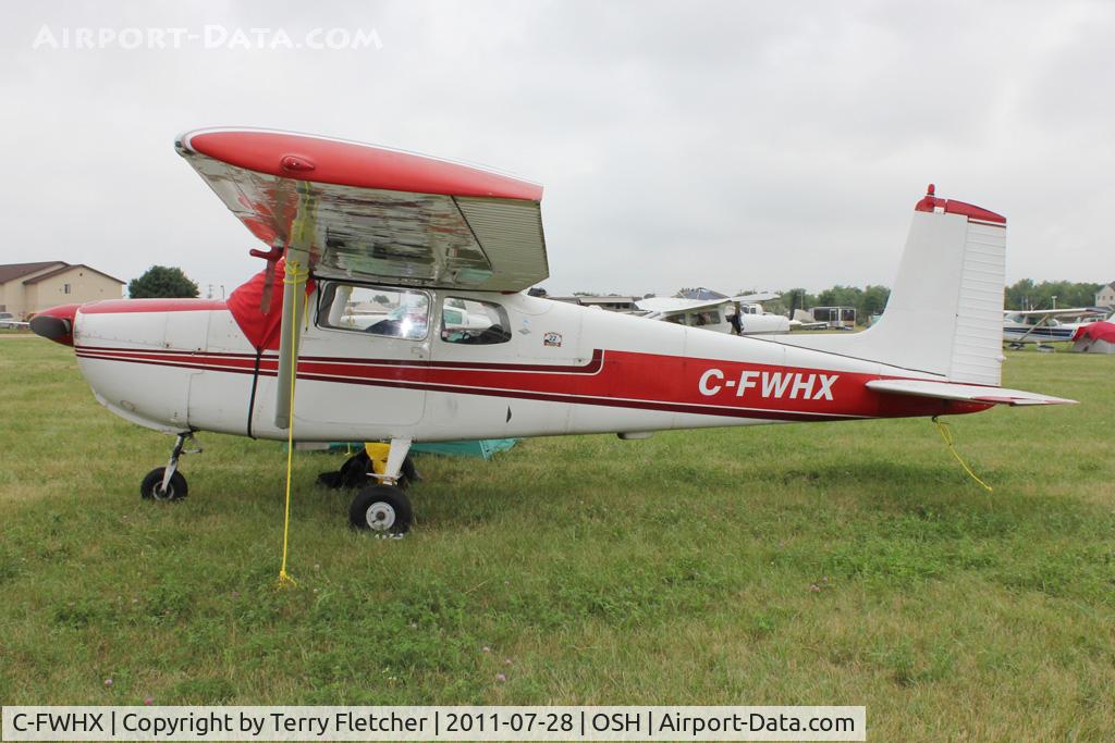 C-FWHX, Cessna 175 Skylark C/N 55479, Aircraft in the camping areas at 2011 Oshkosh