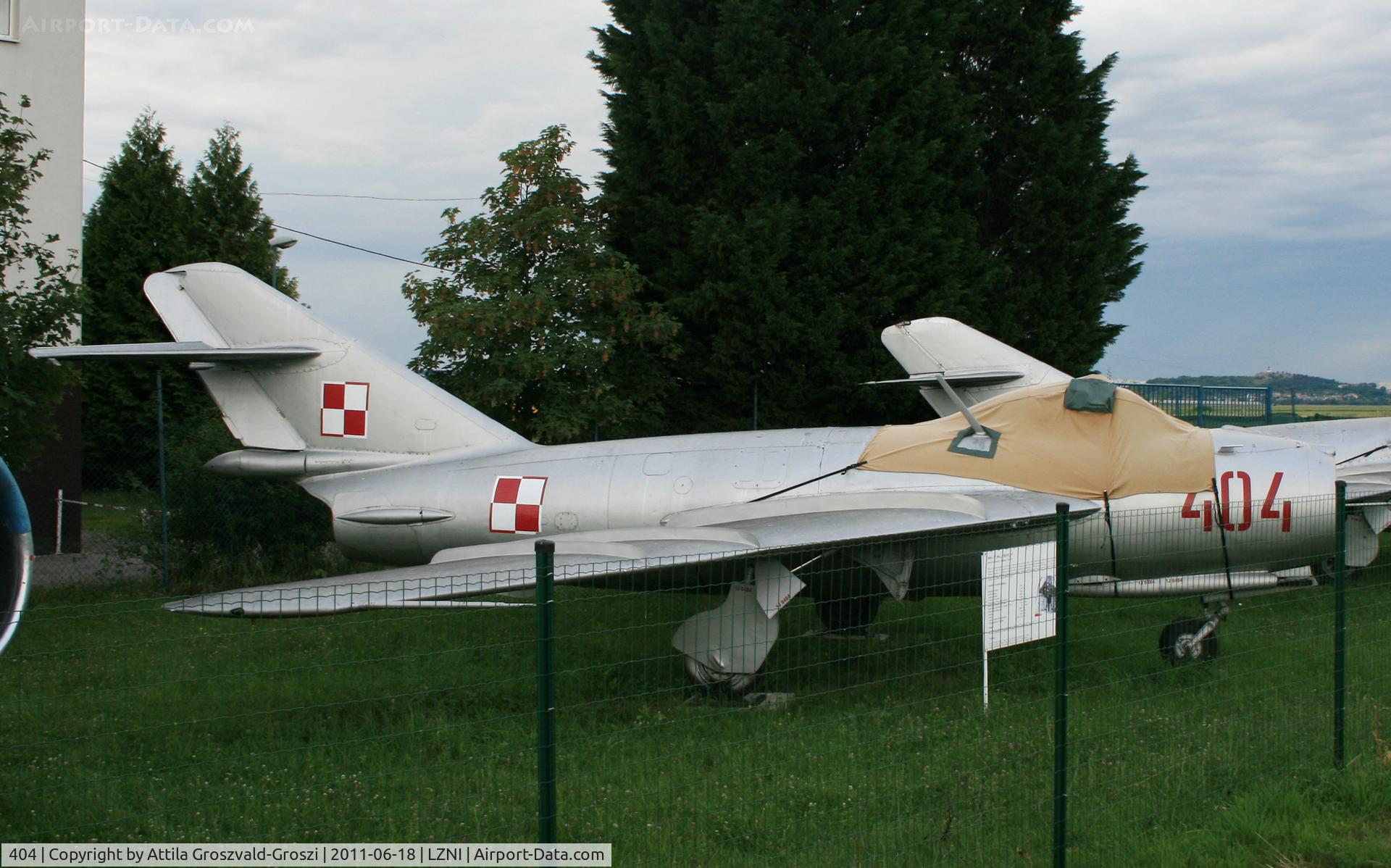 404, PZL-Mielec Lim-5 (MiG-17F) C/N 1C0404, Nitra Janikovce Airport - Slovakia (Slovak Republik) SK