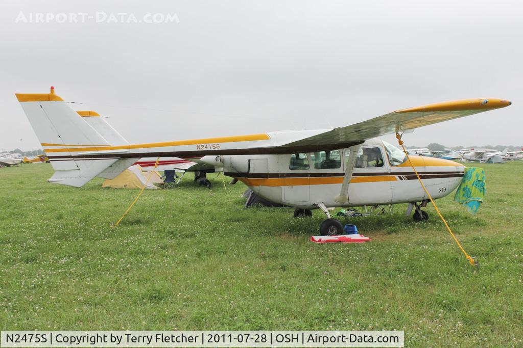 N2475S, 1967 Cessna T337C Turbo Super Skymaster C/N 337-0775, Aircraft in the camping areas at 2011 Oshkosh