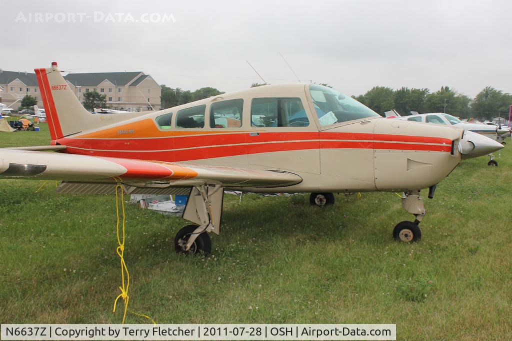 N6637Z, 1979 Beech C24R C/N MC-693, Aircraft in the camping areas at 2011 Oshkosh