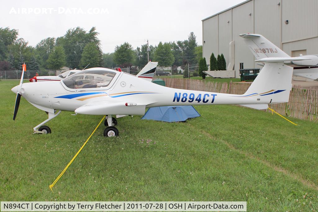 N894CT, 1999 Diamond DA-20C-1 Eclipse C/N C0094, Aircraft in the camping areas at 2011 Oshkosh