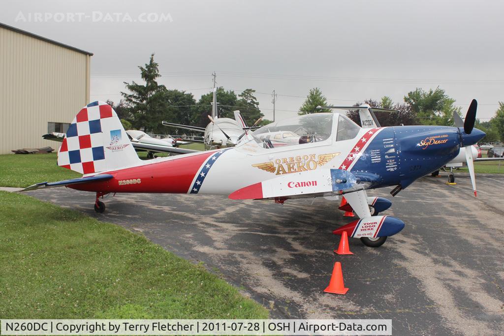 N260DC, 1956 De Havilland Canada DHC-1B-2-S5 Chipmunk Mk2 C/N 180-218, Chipmunk in sporty colours at 2011 Oshkosh
