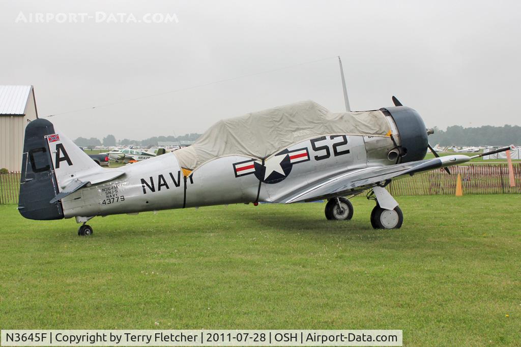 N3645F, 1943 North American SNJ-5 Texan Texan C/N 43779, At 2011 Oshkosh