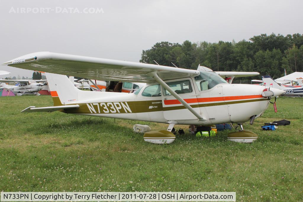 N733PN, 1976 Cessna 172N C/N 17268444, Aircraft in the camping areas at 2011 Oshkosh