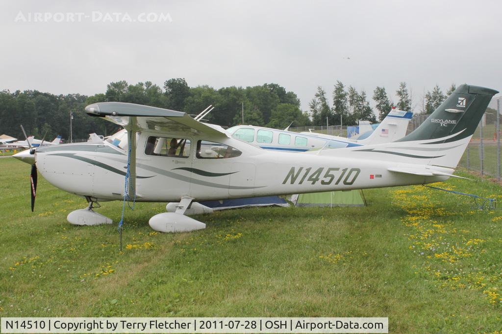 N14510, 2008 Cessna T182T Turbo Skylane C/N T18208810, Aircraft in the camping areas at 2011 Oshkosh