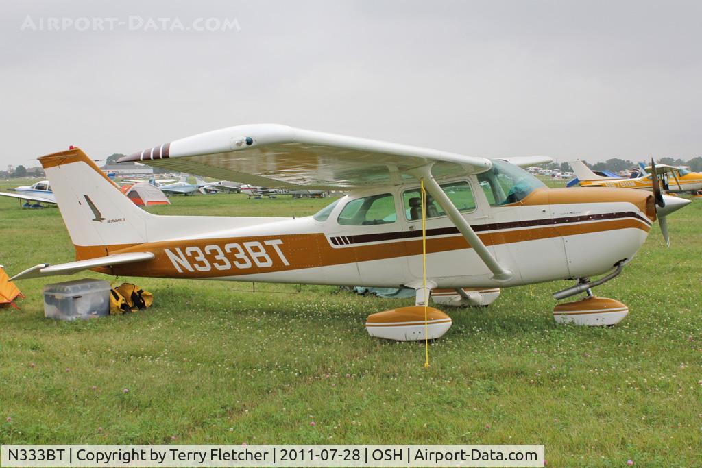N333BT, 1975 Cessna 172M C/N 17265369, Aircraft in the camping areas at 2011 Oshkosh