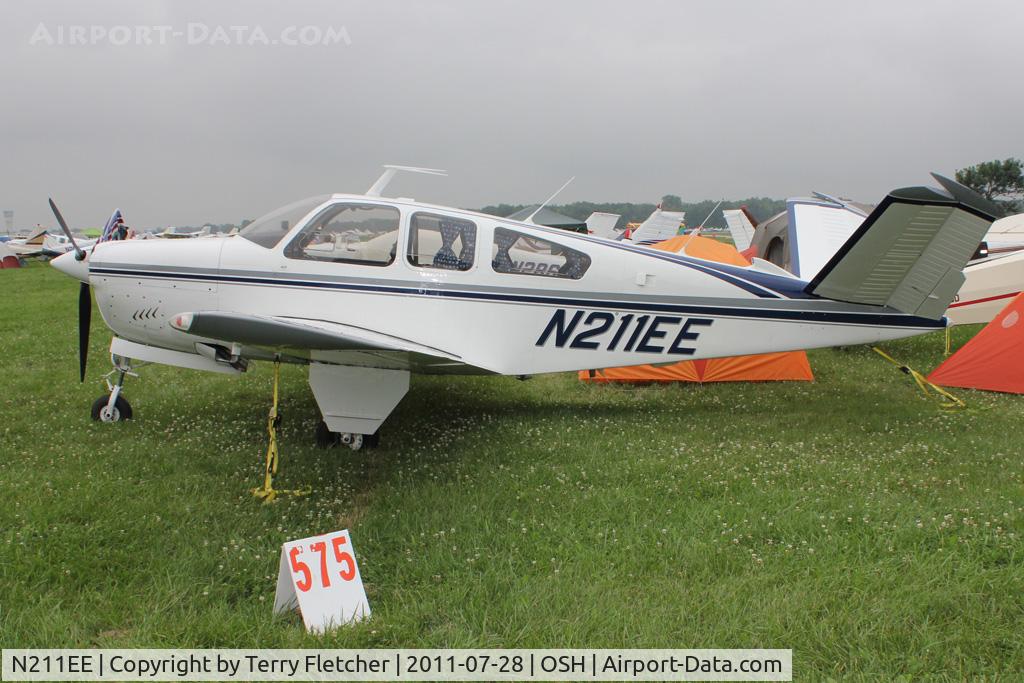 N211EE, 1968 Beech V35A Bonanza C/N D-8888, Aircraft in the camping areas at 2011 Oshkosh