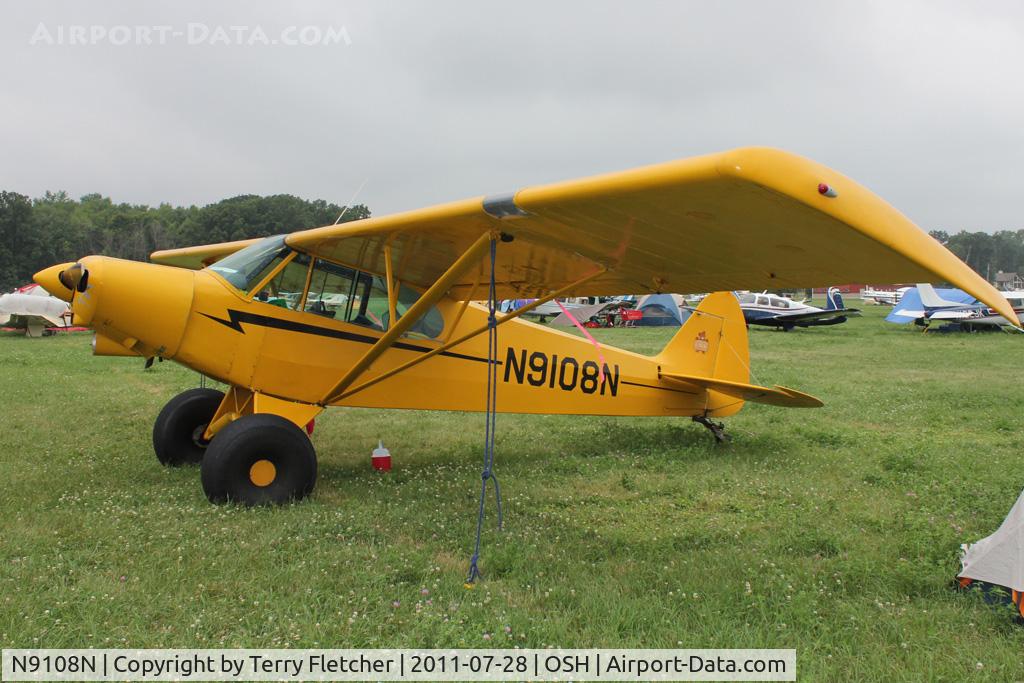 N9108N, Piper PA-18-150 Super Cub C/N 18-7809186, Aircraft in the camping areas at 2011 Oshkosh