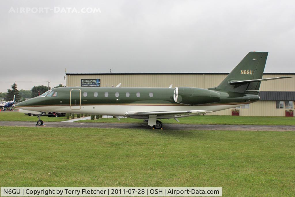 N6GU, 2009 Cessna 680 Citation Sovereign C/N 680-0268, At 2011 Oshkosh