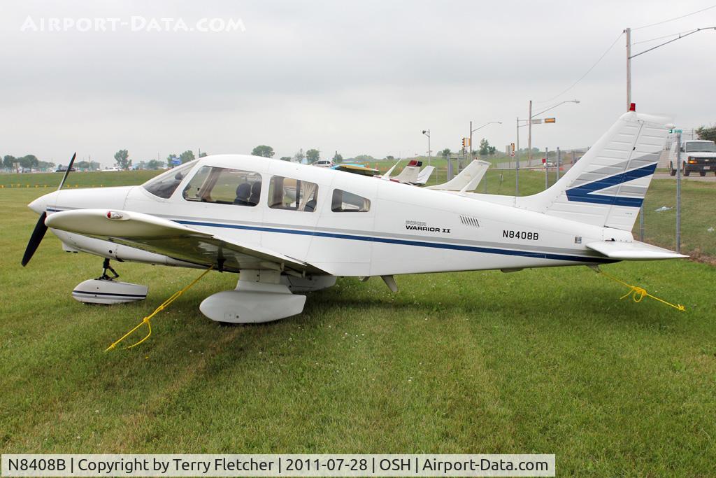 N8408B, 1981 Piper PA-28-161 C/N 28-8116258, Aircraft in the camping areas at 2011 Oshkosh