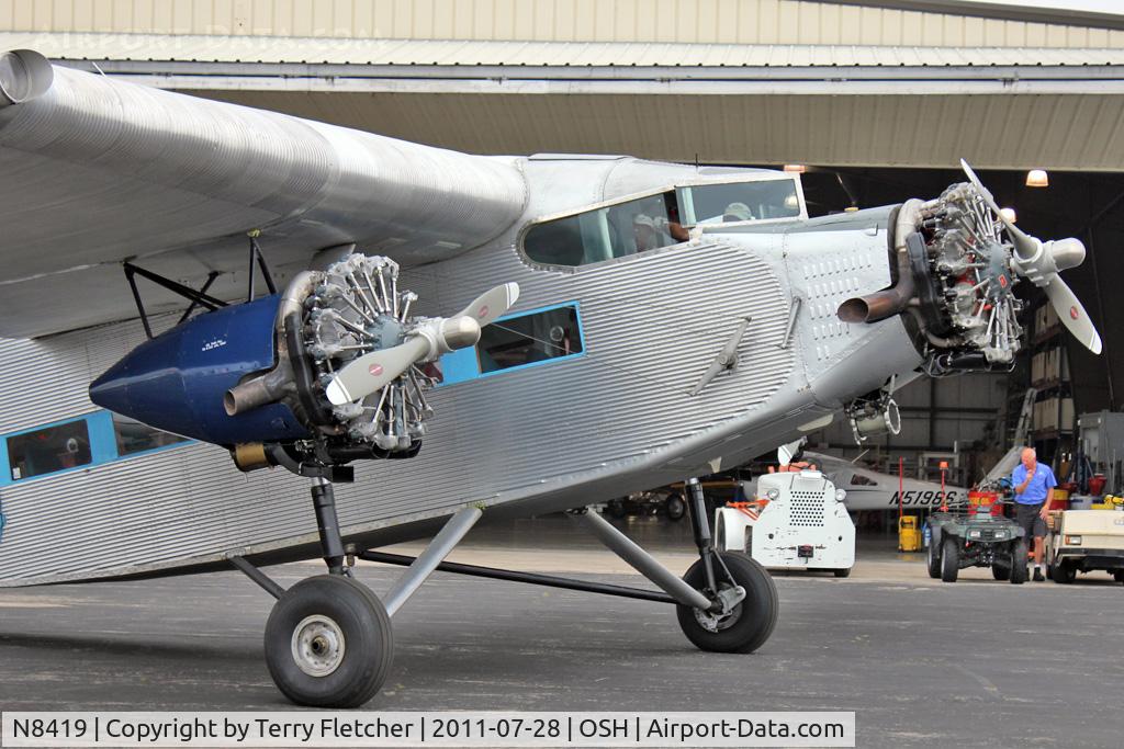 N8419, 1929 Ford 5-AT-C Tri-Motor C/N 58, At 2011 Oshkosh
