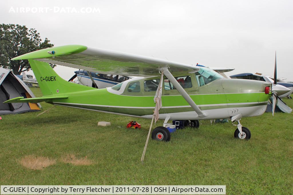 C-GUEK, Cessna P206D Super Skylane C/N P2060564, Aircraft in the camping areas at 2011 Oshkosh