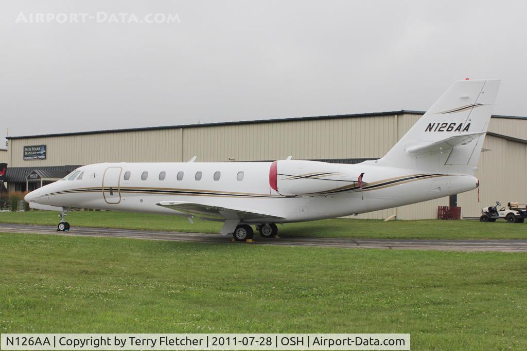 N126AA, 2005 Cessna 680 Citation Sovereign C/N 680-0037, At 2011 Oshkosh