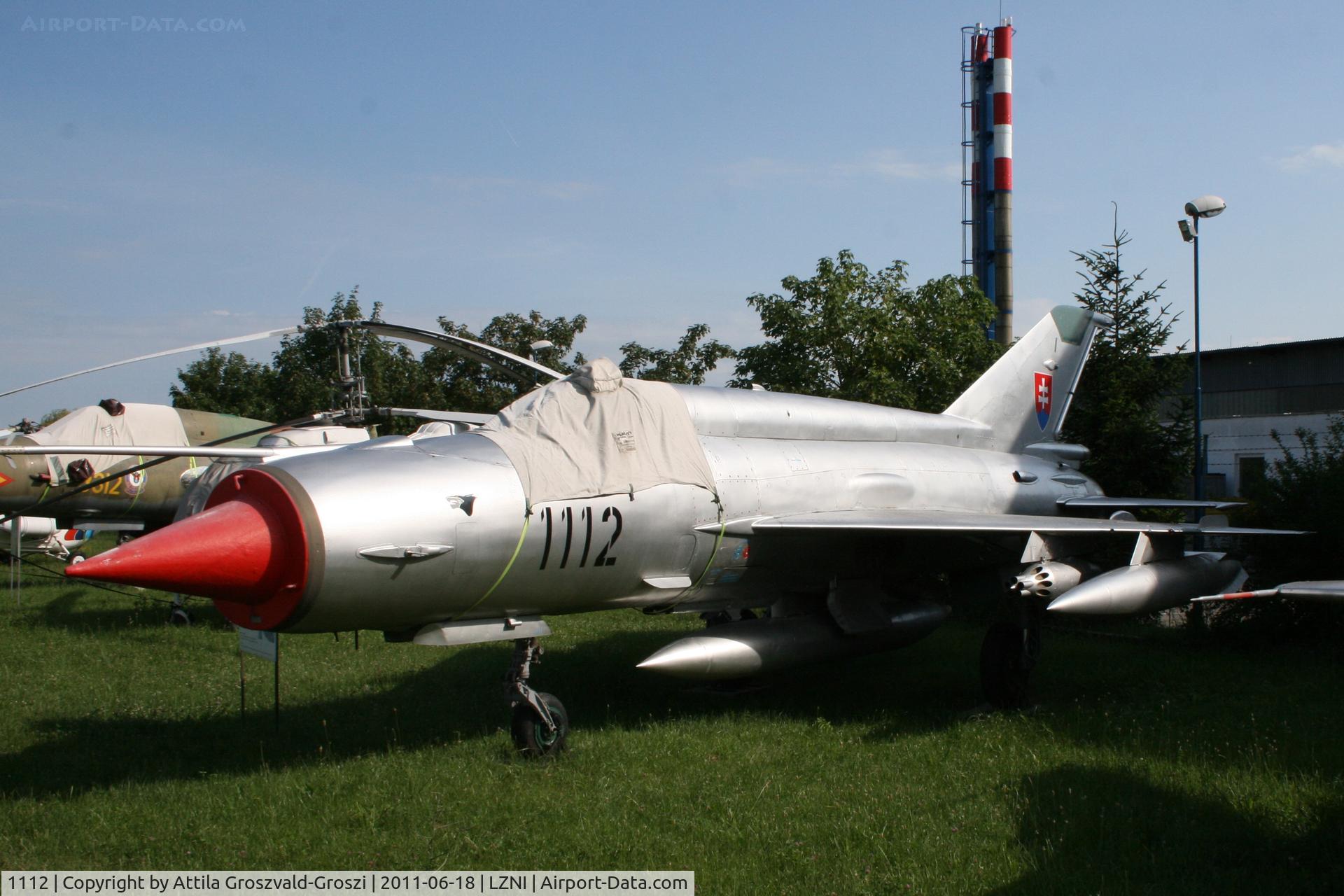 1112, Mikoyan-Gurevich MiG-21MA C/N 961112, Nitra Janikovce Airport - Slovakia (Slovak Republik) SK
