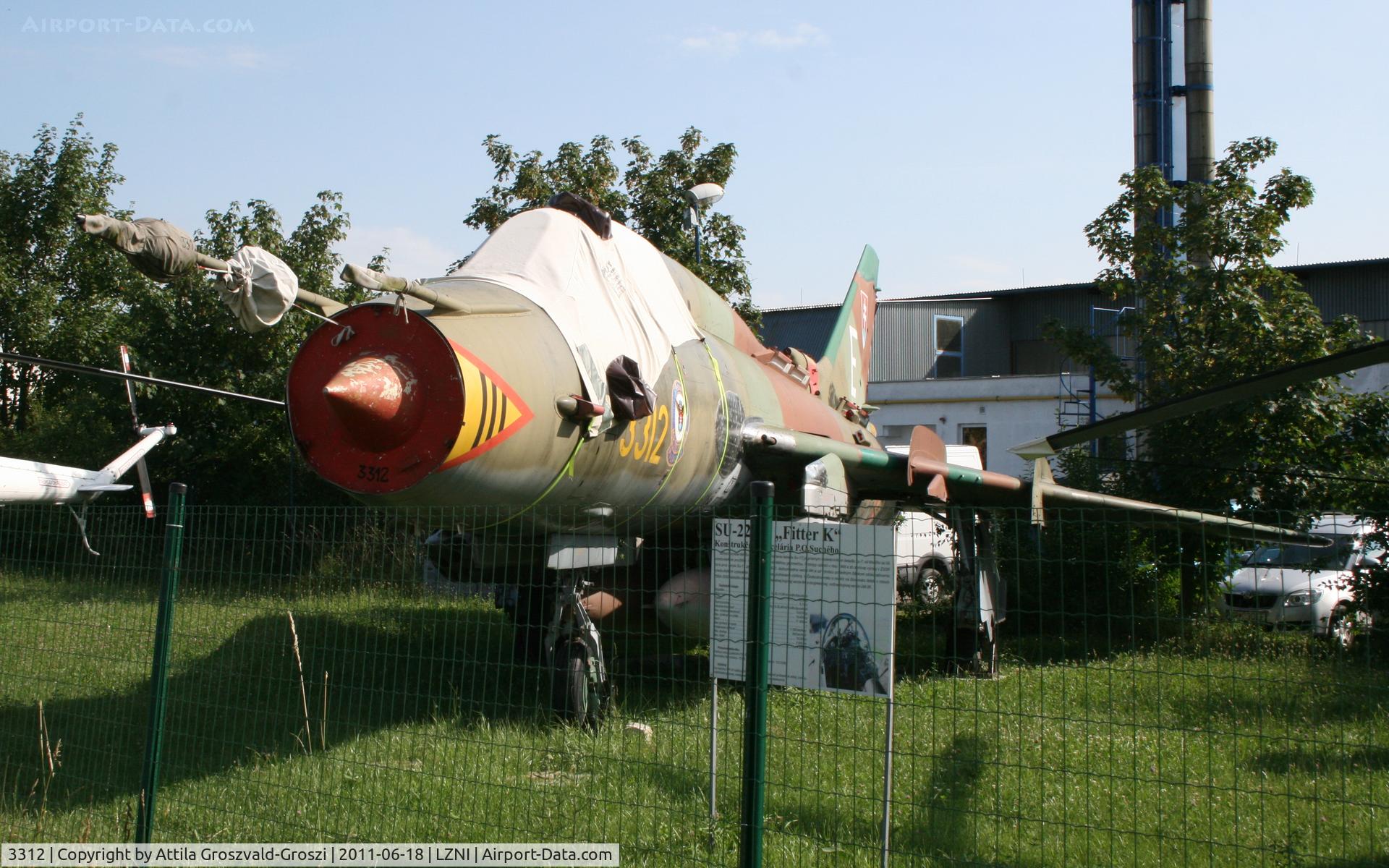 3312, Sukhoi Su-22M-4 C/N 33812, Nitra Janikovce Airport - Slovakia (Slovak Republik) SK