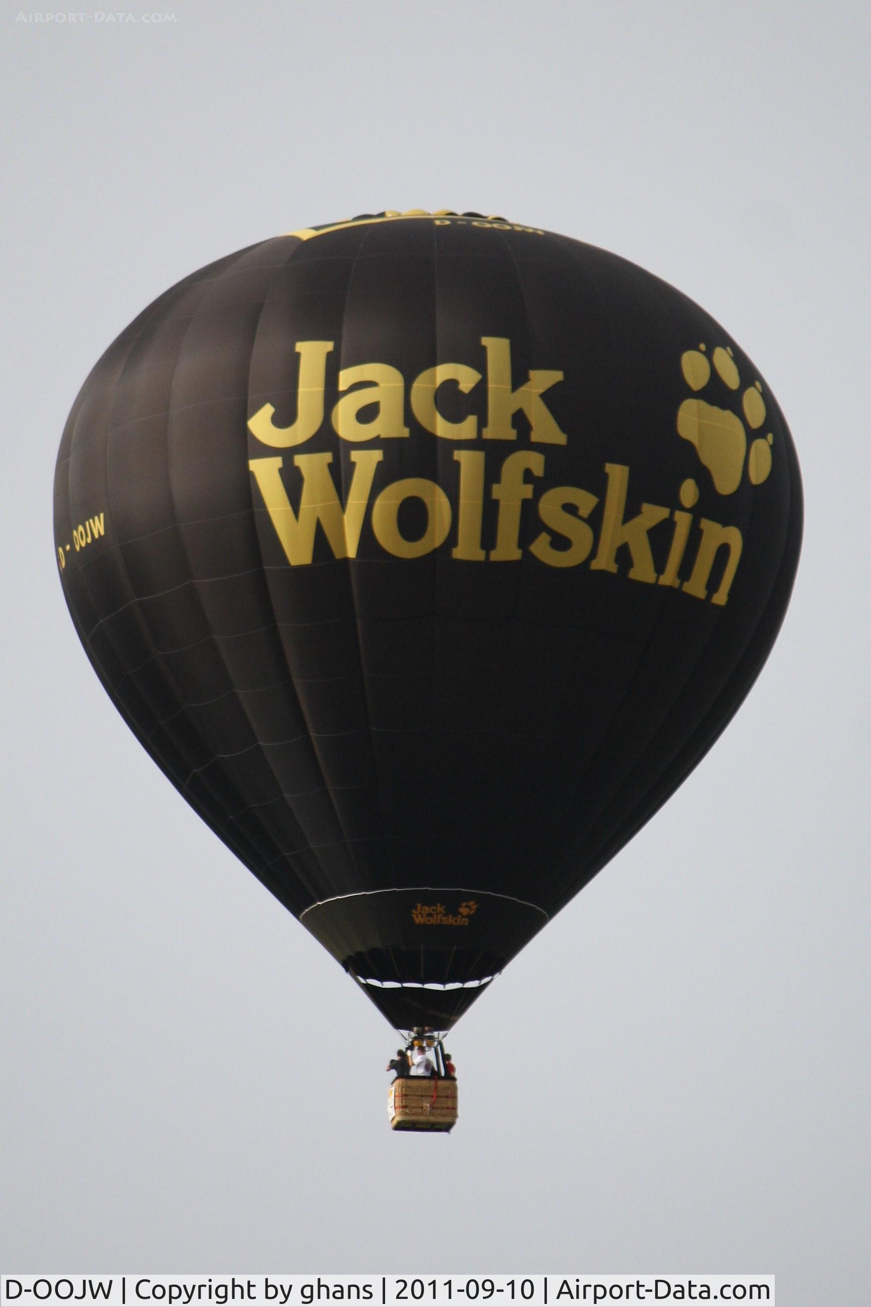 D-OOJW, 2007 Schroeder Fire Balloons G C/N 1217, WIM 2011 Jack Wolfskin