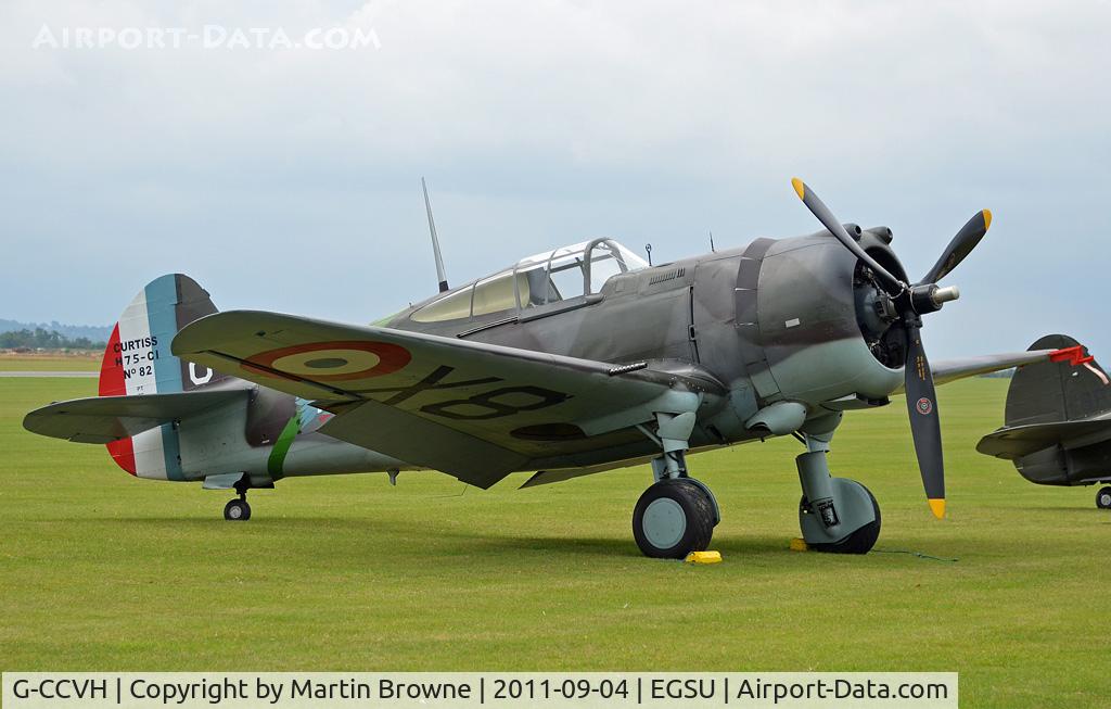 G-CCVH, 1939 Curtiss H-75A-1 C/N 12881, DULL AND RAINY
