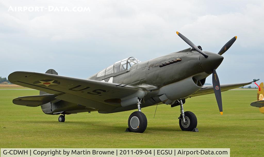 G-CDWH, 1941 Curtiss P-40B Warhawk C/N 16073, DULL AND RAINY DAY