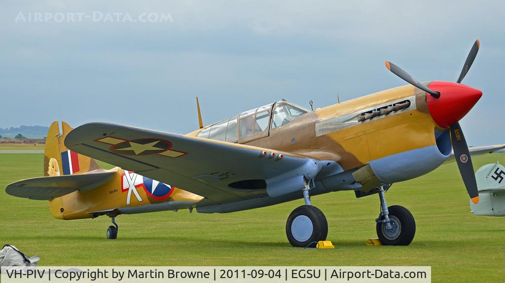 VH-PIV, 1942 Curtiss P-40F Warhawk C/N 19503, DULL AND RAINY
