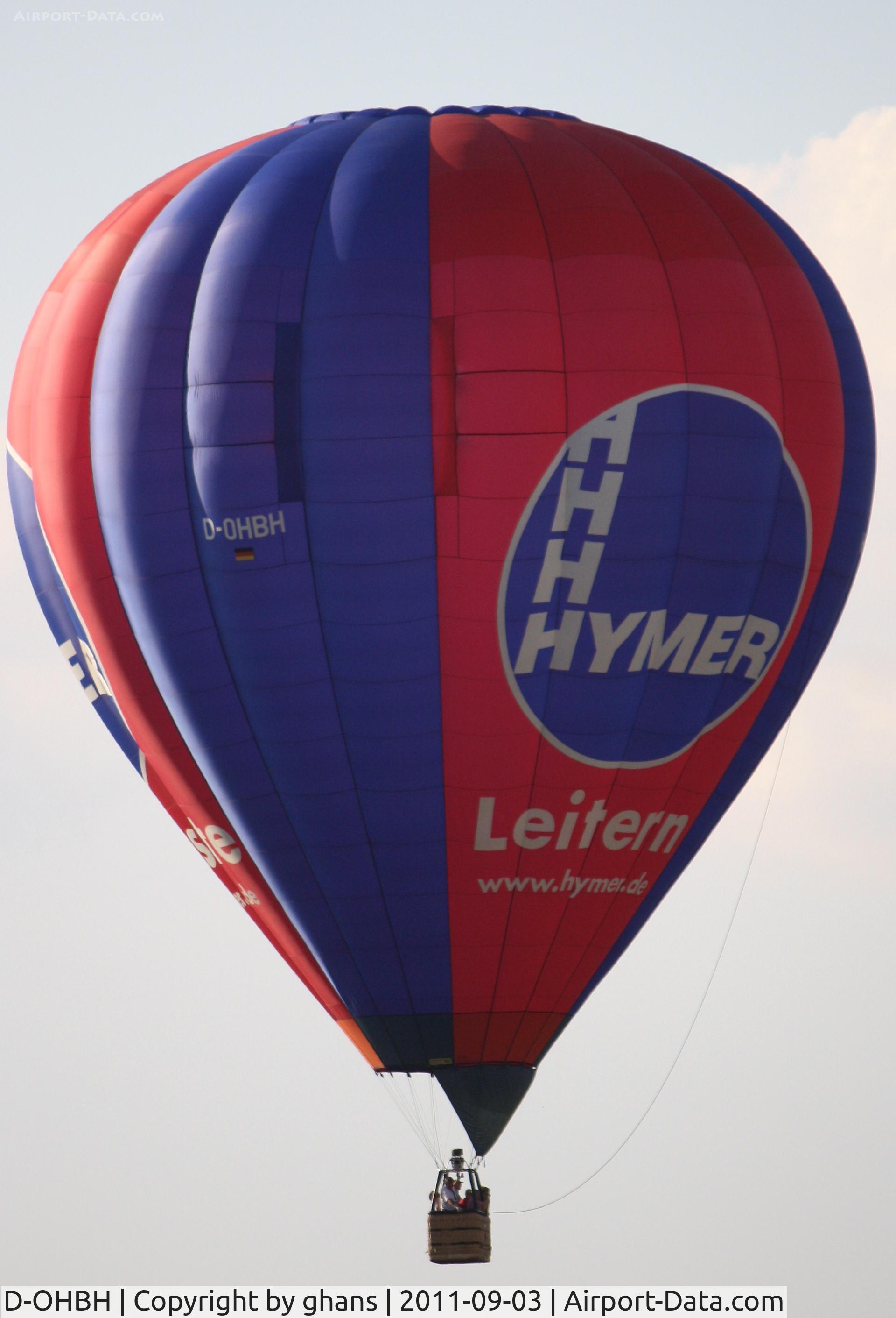 D-OHBH, 2002 Thunder & Colt Balloons AX10.160 C/N 10216, WIM 2011 Hymer