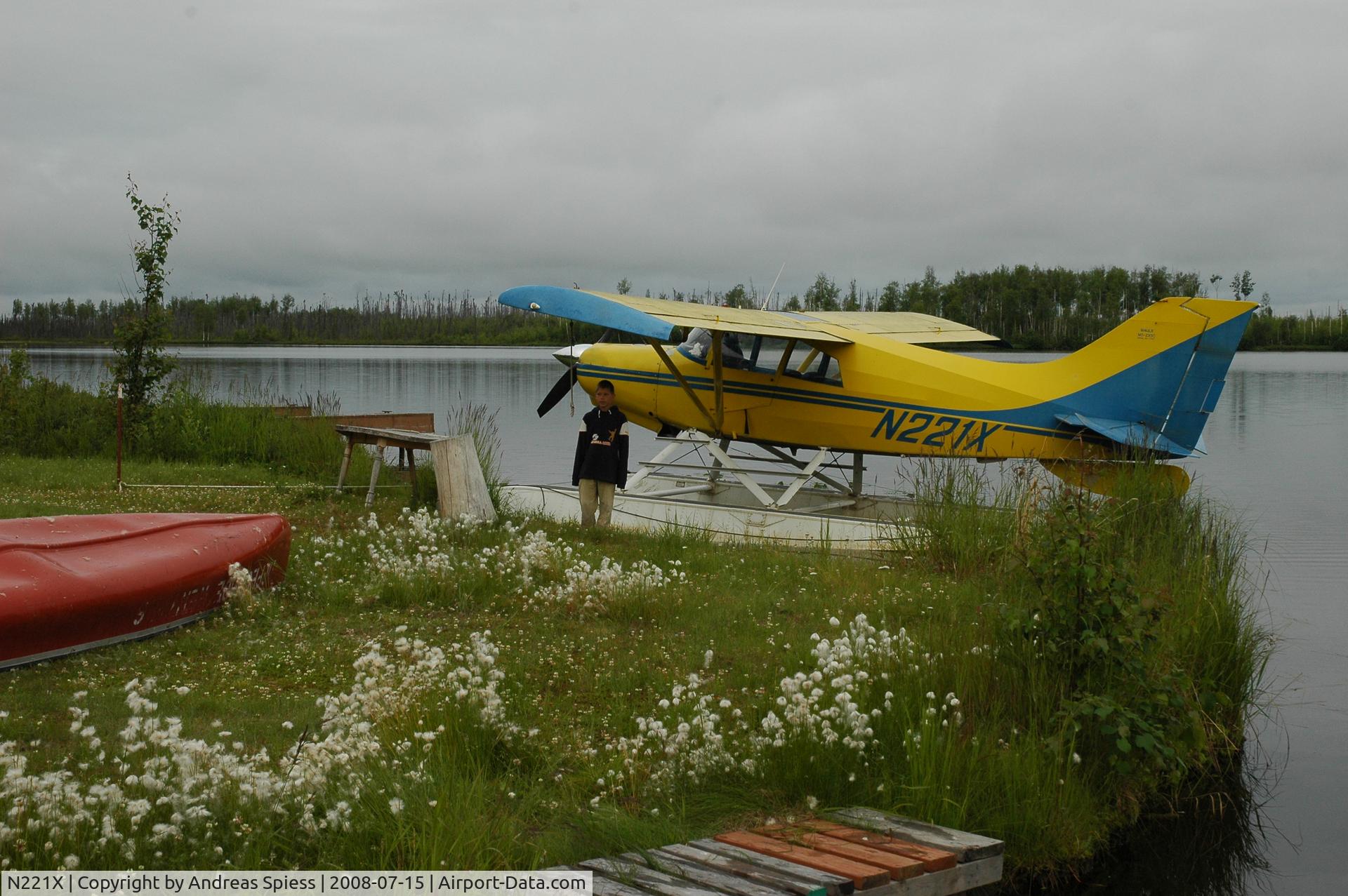 N221X, 1977 Maule M-5-235C Lunar Rocket C/N 7139C, Maruro Lake, Wasilla