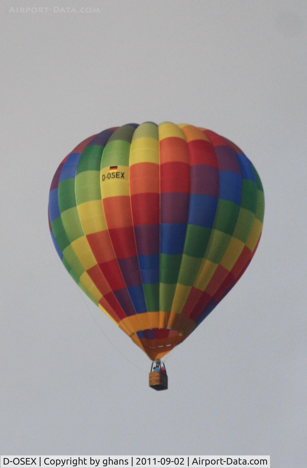 D-OSEX, 1988 Cameron Balloons Ltd. Cam A-105 C/N 1855, WIM 2011