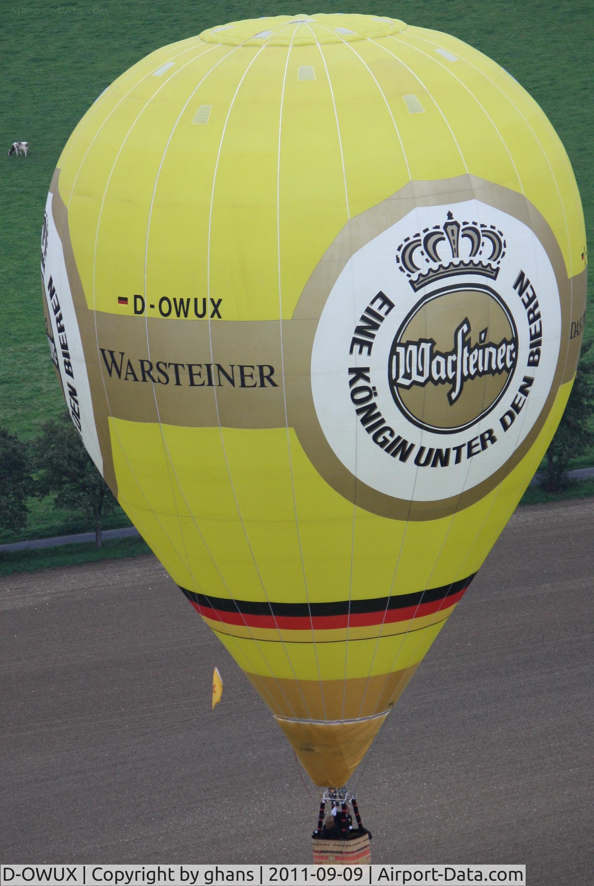 D-OWUX, 2005 Ultra Magic Sa ULTRA MAGIC M 65 C/N 65/144, WIM 2011
Warsteiner