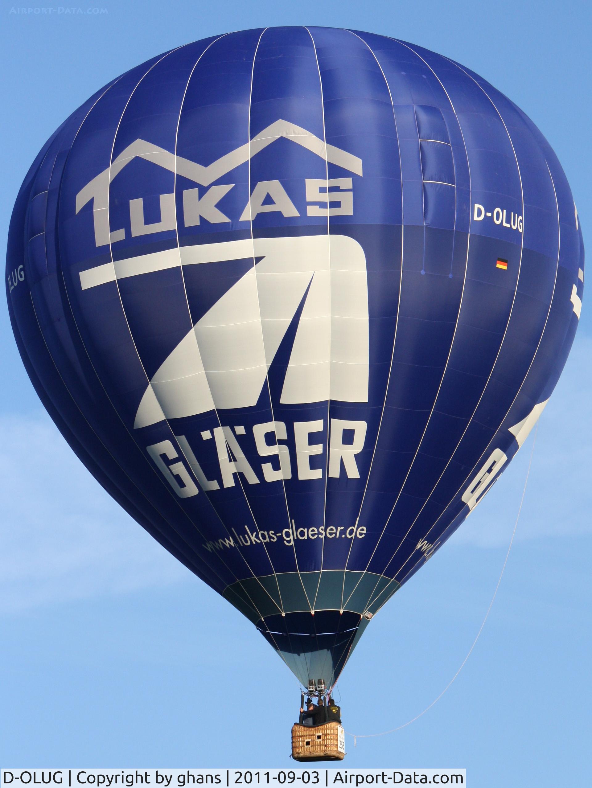 D-OLUG, 2007 Cameron Balloons Z-120 C/N 11039, WIM 2011
Lukas Gläser
