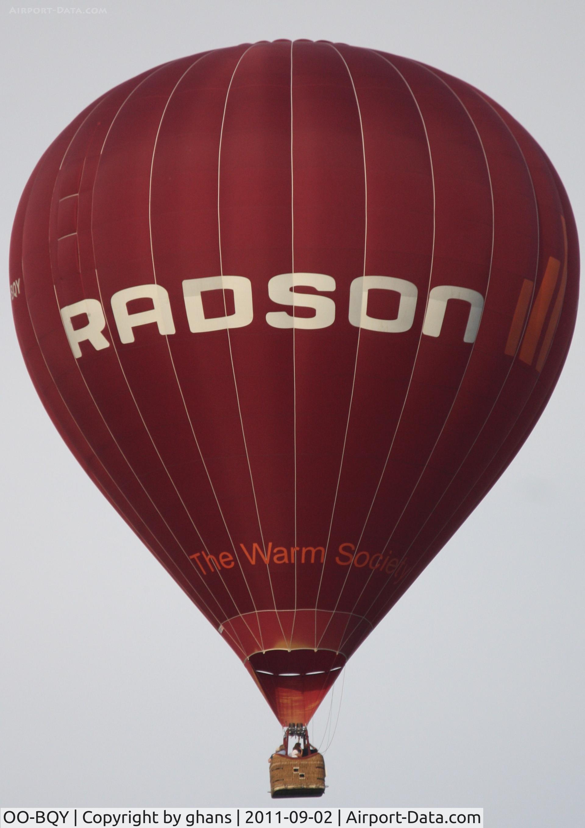 OO-BQY, 2008 Cameron Z-140 C/N 11051, WIM 2011
Radson / Purmo