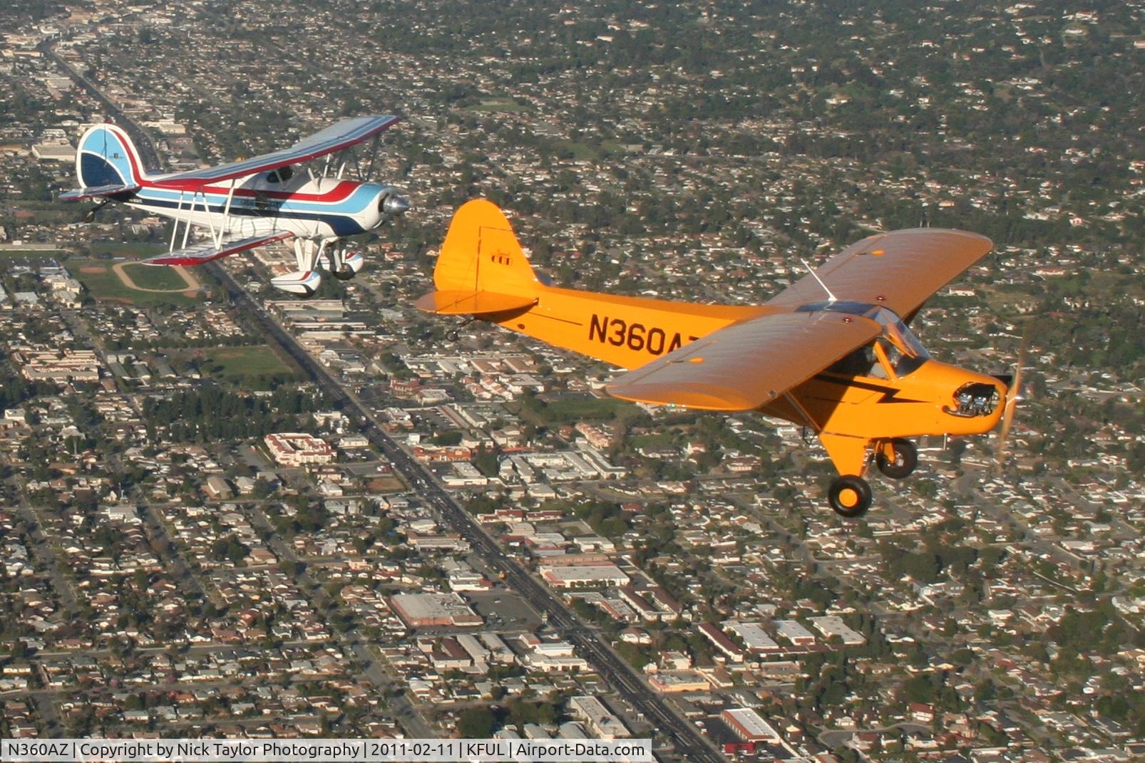 N360AZ, 2008 American Legend AL3 C/N AL-1122, Leading the flight