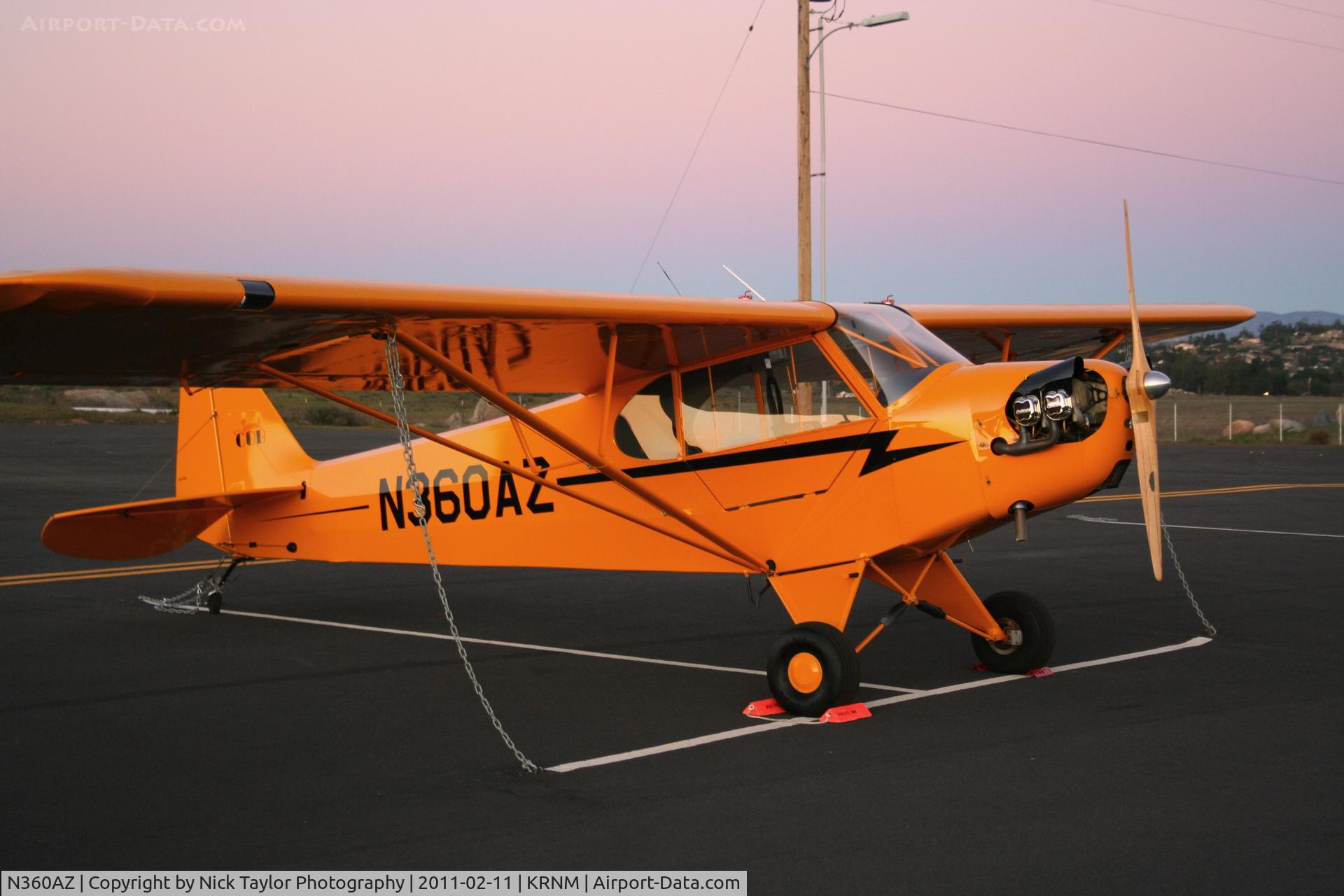N360AZ, 2008 American Legend AL3 C/N AL-1122, Parked at Ramona