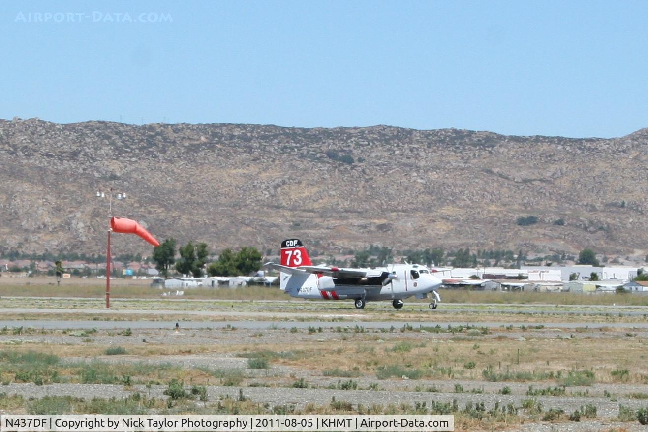 N437DF, Marsh Aviation S-2F3AT C/N 149848, Responding to a fire call