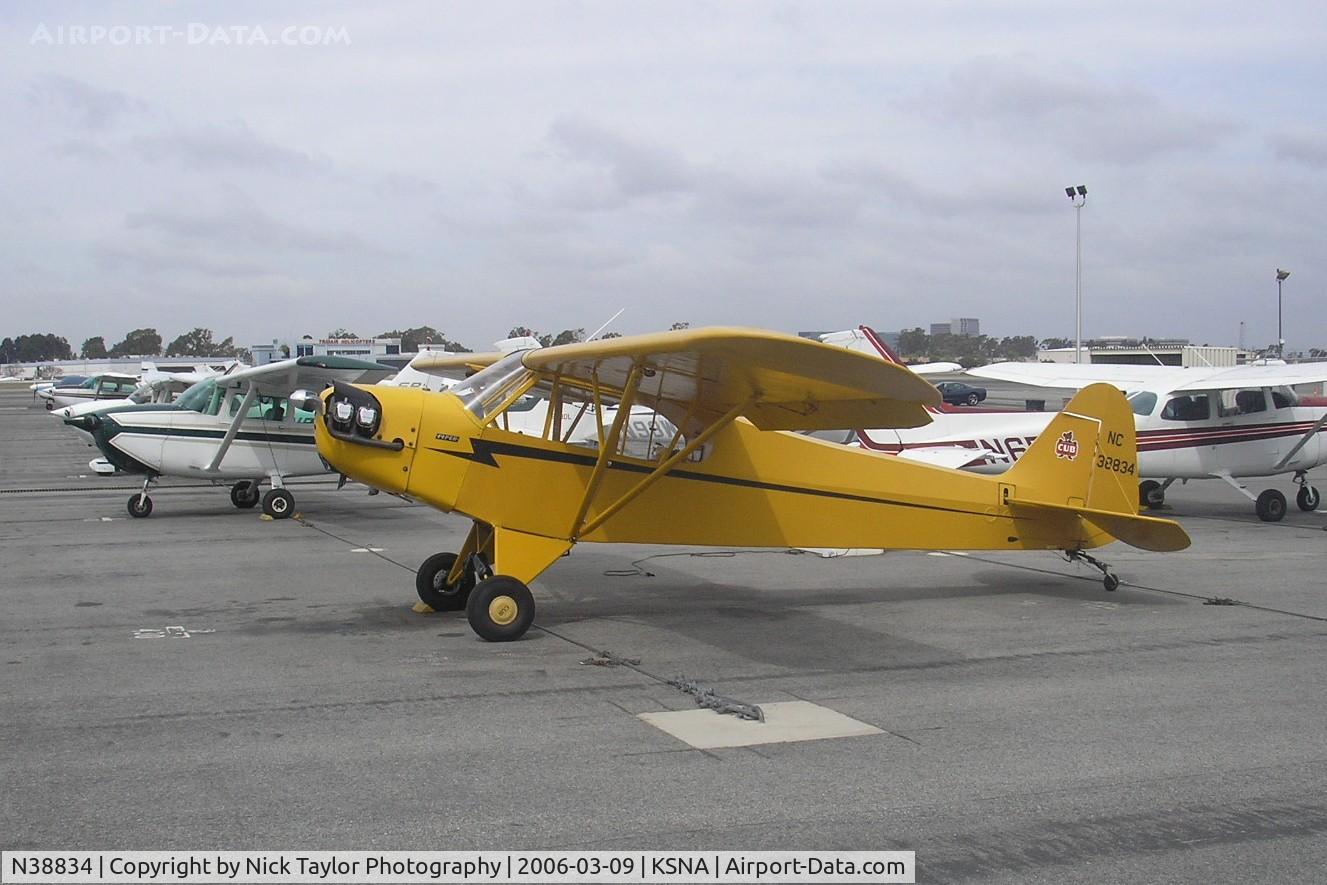 N38834, 1941 Piper J3F-65 Cub C/N 7321, The aircraft I flew for my tailwheel endorsement