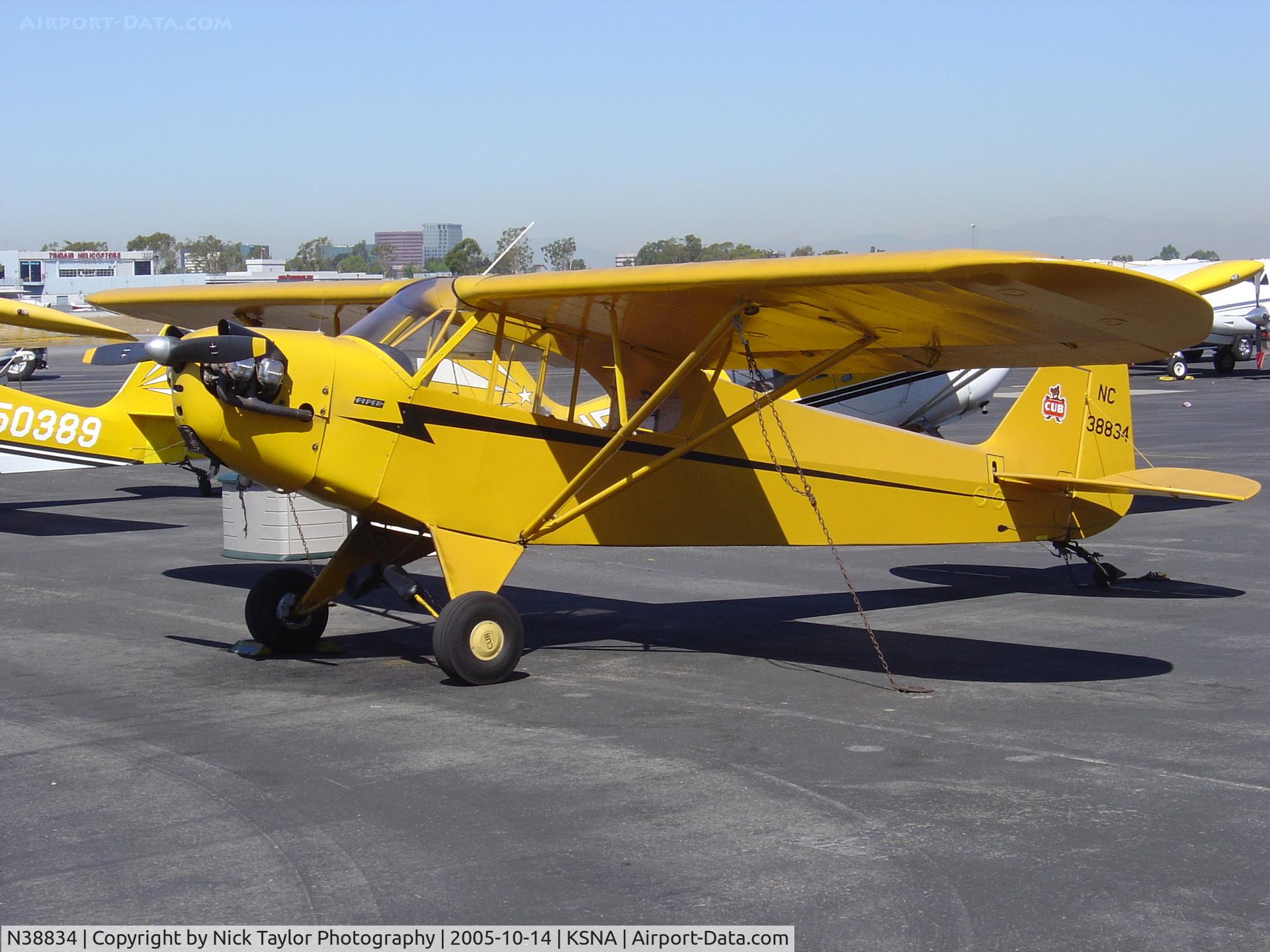 N38834, 1941 Piper J3F-65 Cub C/N 7321, Tailwheel training