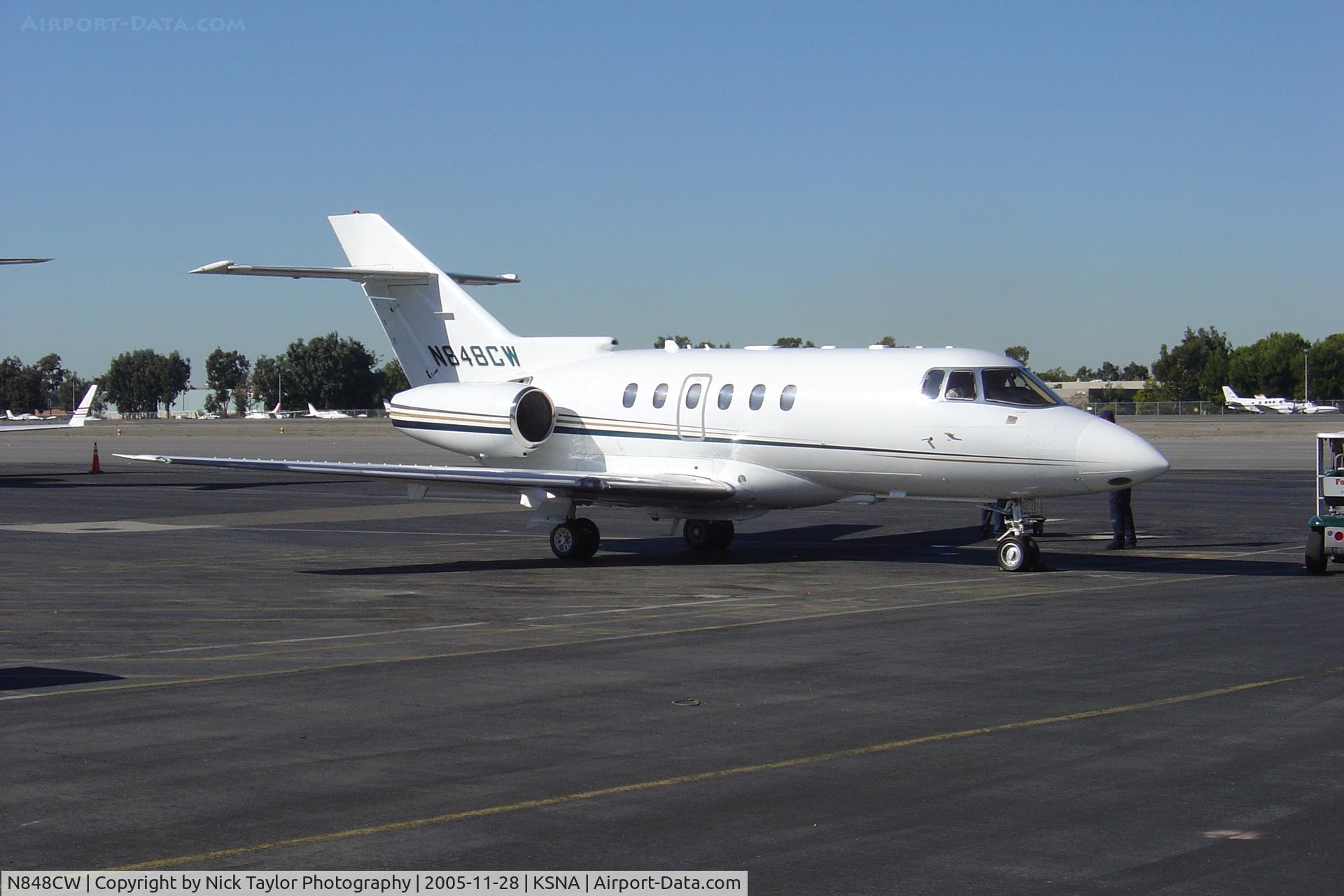 N848CW, 2003 Raytheon Hawker 800XP C/N 258648, Parked at WWC